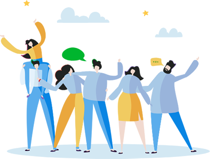 Positive culture illustration